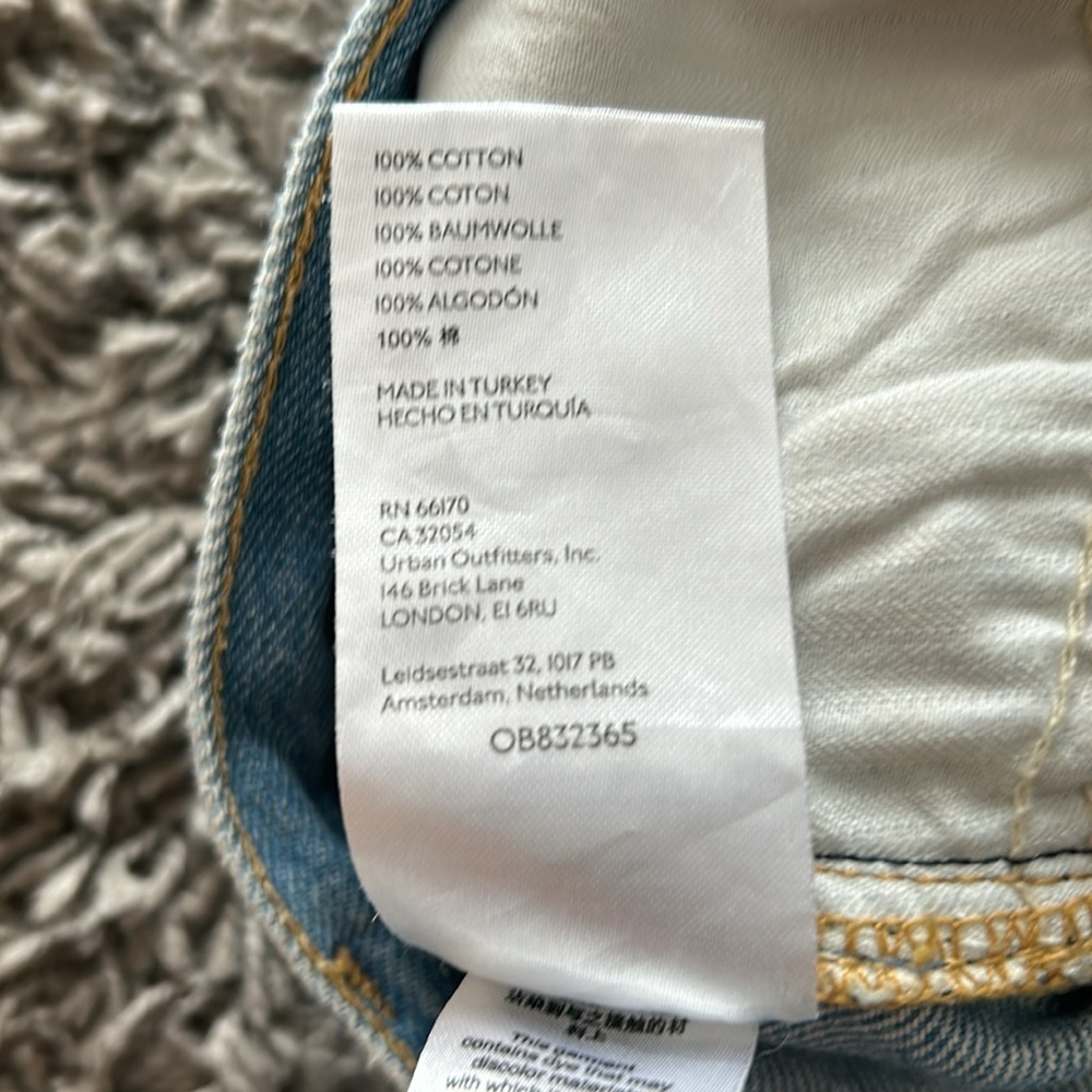 Free People We The Free Maggie Straight Jean in Light Stone Size 30 - Picture 15 of 16